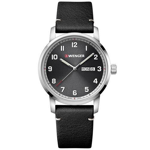 Wenger Muški ručni sat Attitude 01.1541.116, Kvarcni mehanizam, Srebrno kućište