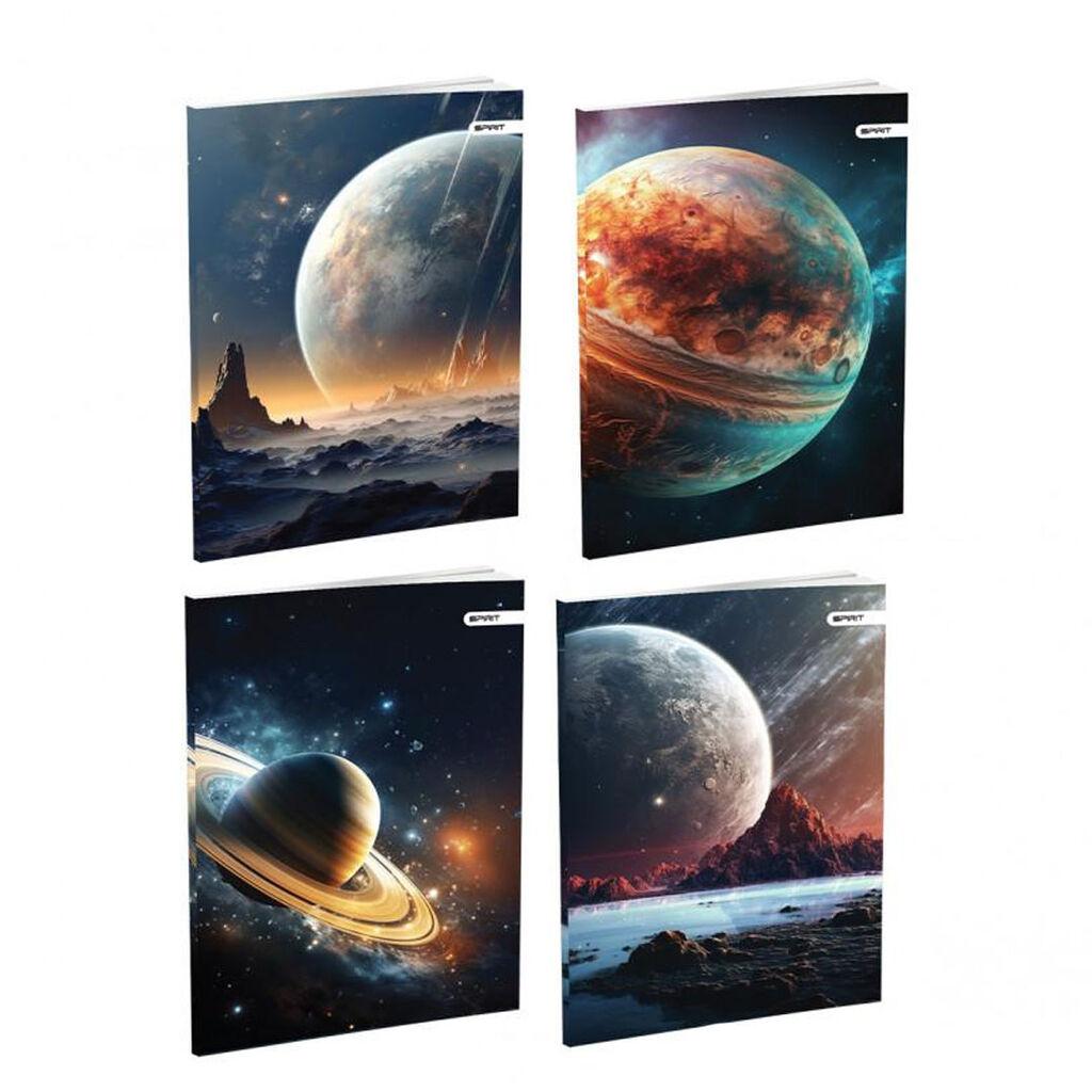 Sveska Premium Planete, 52 lista, A4, Kocka