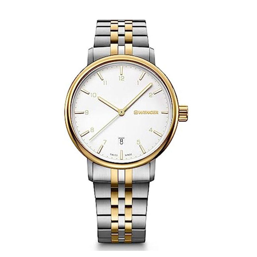 Wenger Muški ručni sat Urban Classic 01.1731.122, Kvarcni mehanizam, Srebrno kućište