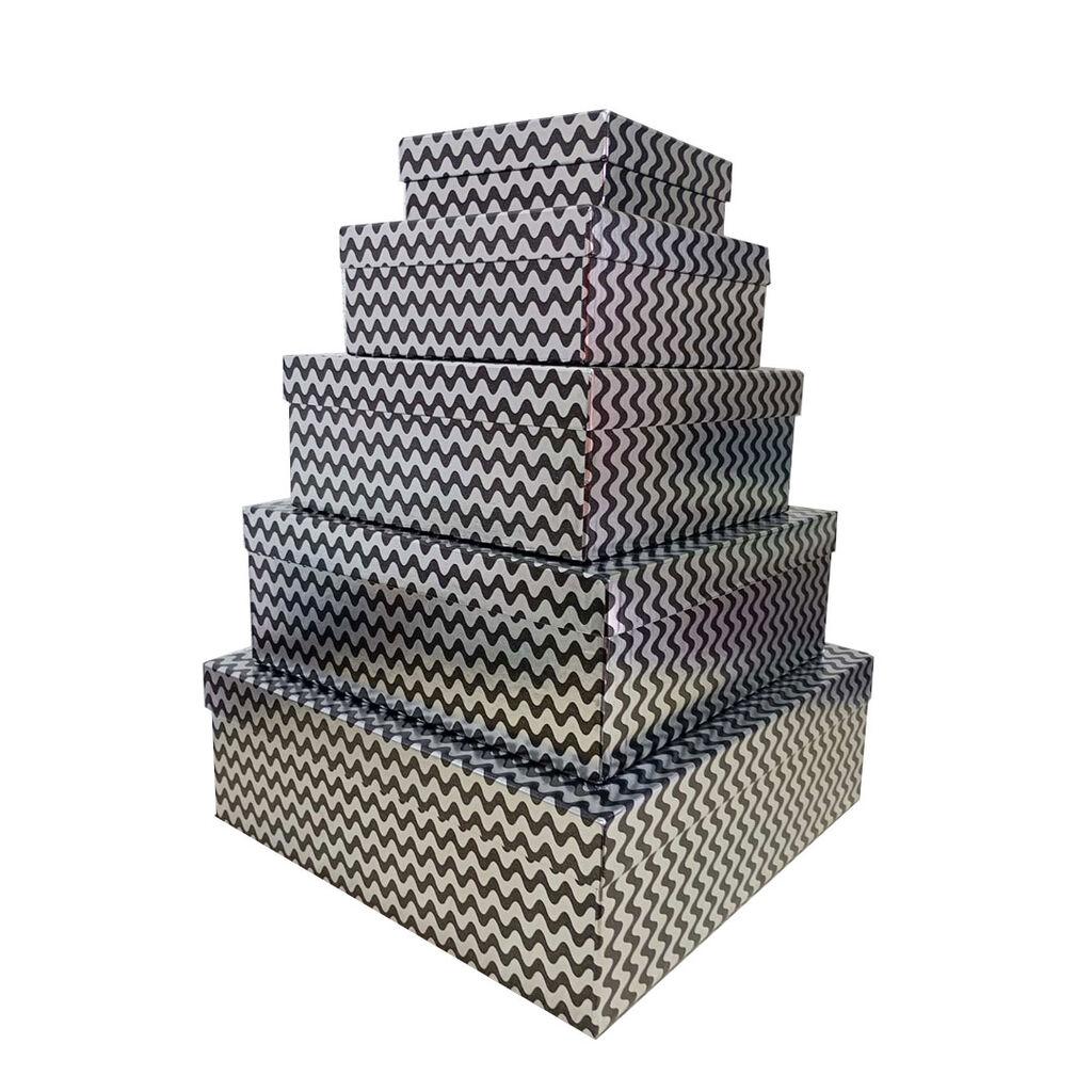 Vrabac Set ukrasnih kutija Kubo 333, 5 komada