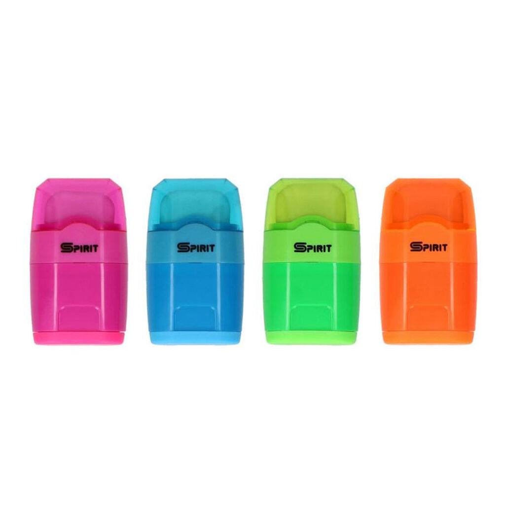 Spirit Oštrilo i gumica 408012 Trios 2 Rupe, 1 komad