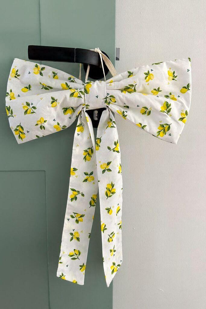 Aberto Design Dekorativna mašna za vrata, bijela