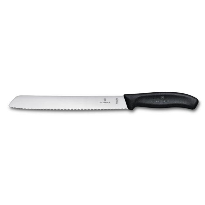 Victorinox Nož za hljeb, 21 cm, Crni