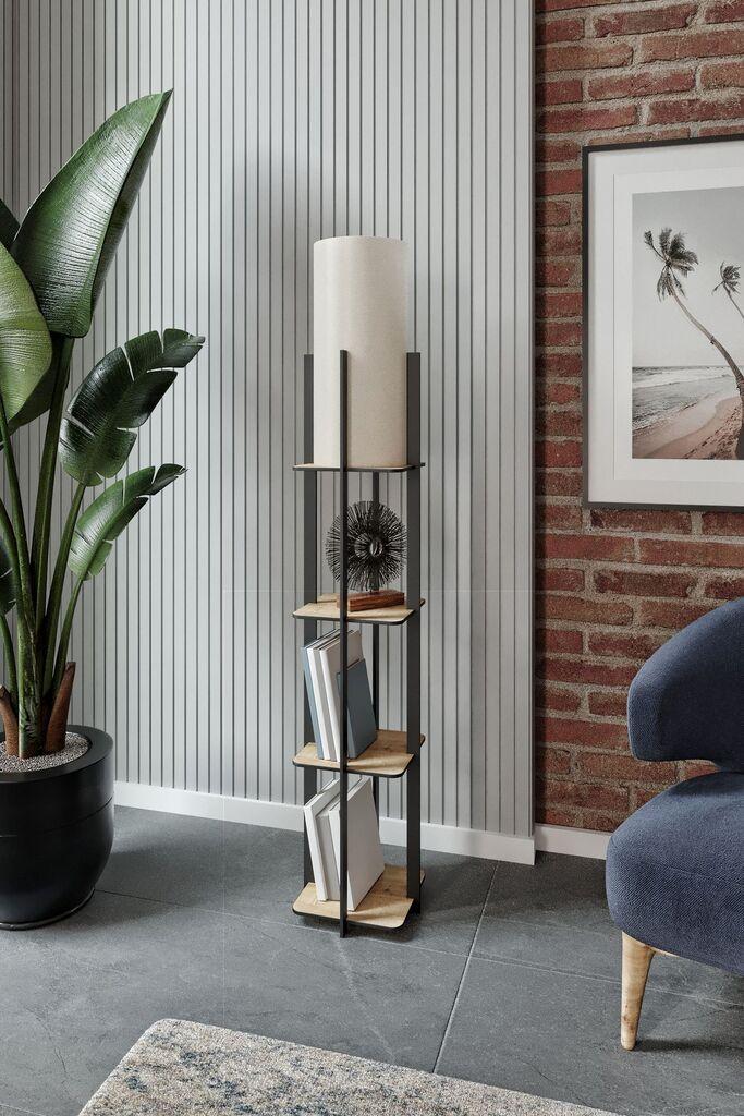 Opviq Podna lampa Quatro, 135 cm, krem