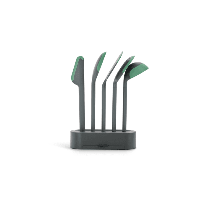 Lekue Set Kuhinjski silikonski pribor, Non-scratch, 5 kom, Zeleni