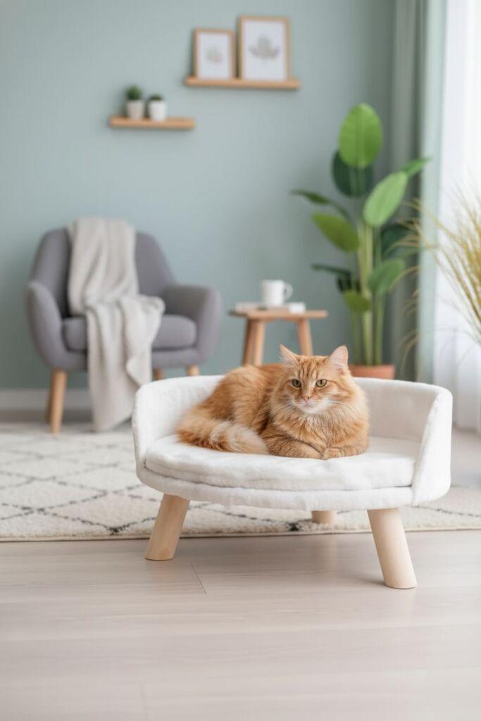 Mačji krevet Paps & Whiskers Diana, bijeli