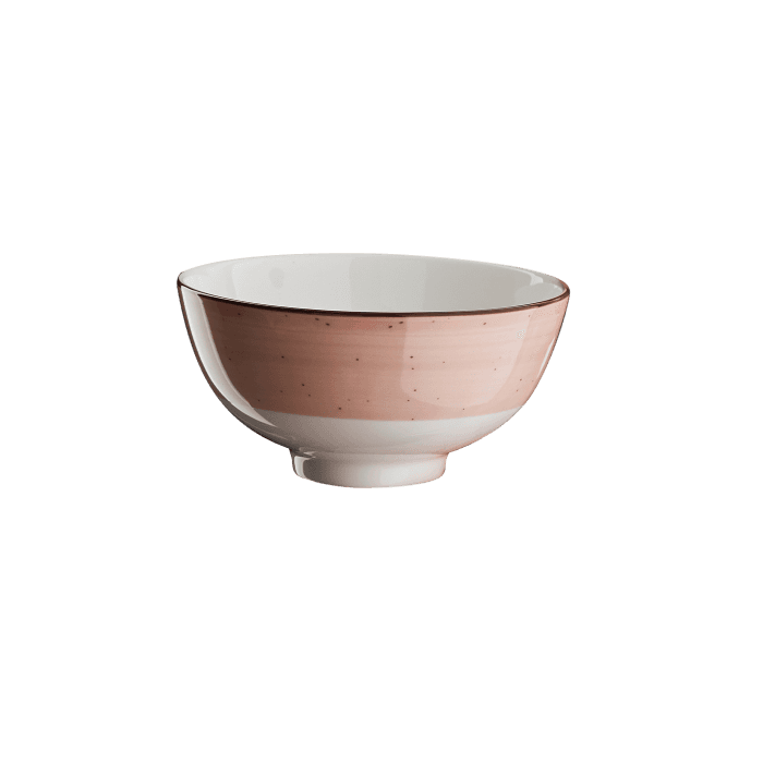 Lijepe kućne stvari Porculanska zdjela Lollipop, 15,8 cm, Roze-bijela