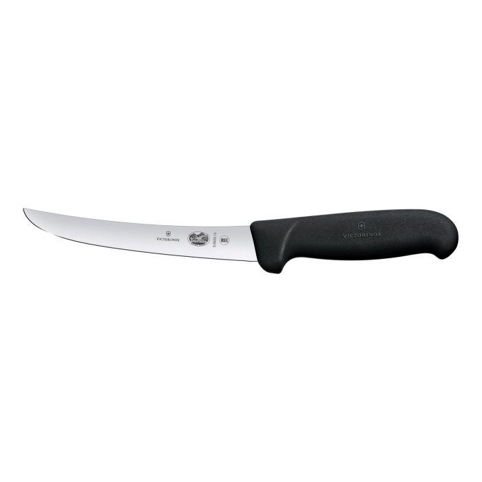Victorinox Nož za otkoštavanje, 15 cm, Zakrivljen, Široka oštrica, Crni