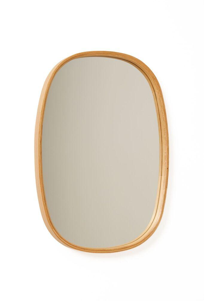 Hanah Home Mirror Cloudy 38, Hrast