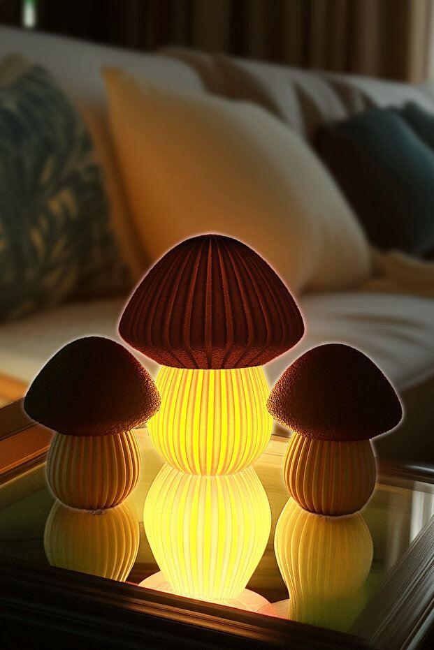 Aberto Design set gljiva, 3 dijela, narandžaste boje