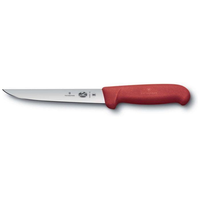 Victorinox Mesarski nož za otkoštavanje Fibrox boning, 15 cm, Crveni