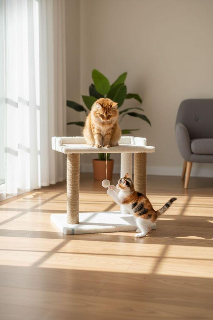 Grebalica za mačke Paws & Whiskers, Liya, bijela