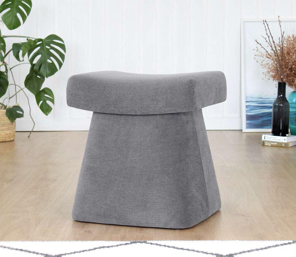 Atelier del Sofa Stool Gurrata, siva
