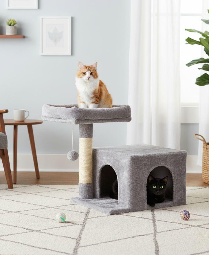 Kućica za mačke Paws & Whiskers Cairo, siva