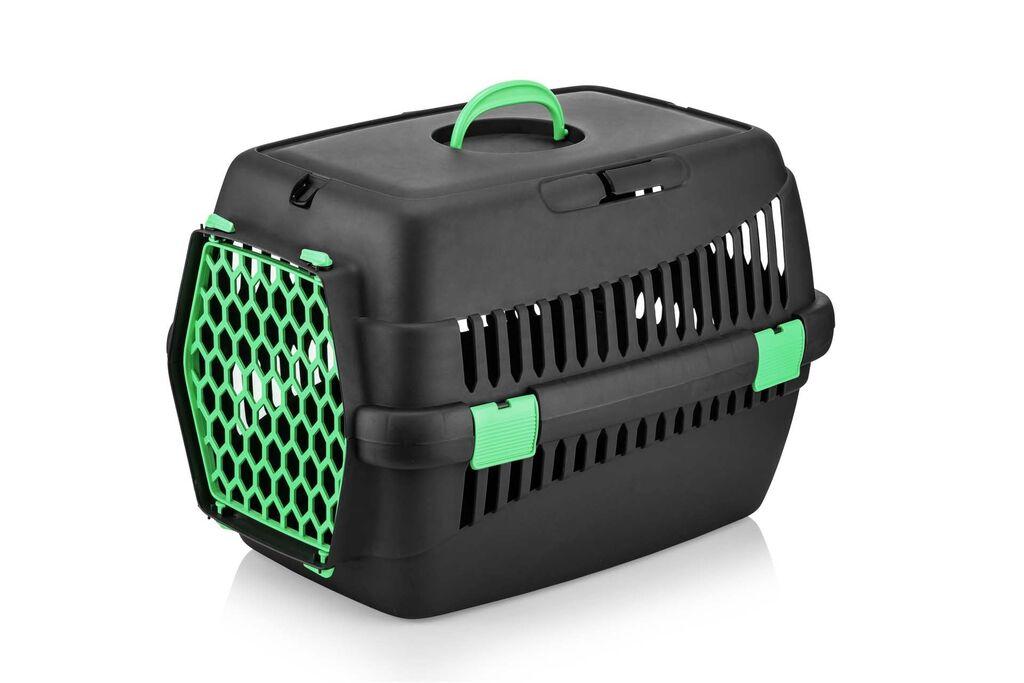Paws & Whiskers transporter za mačke 5096-S-4, crna i zelena