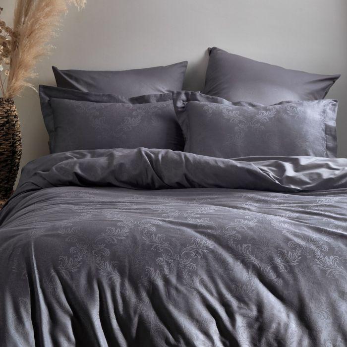 GH Textil San Tic LTD Posteljina Hoten jacquard, Siva