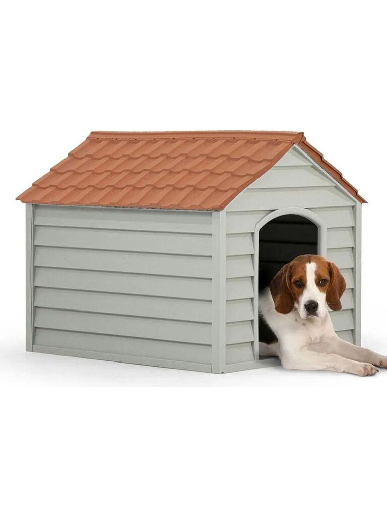 Paws & Whiskers Kućica za pse 5100-2, 76x64x62 cm, Sivo-braon