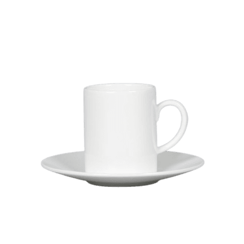 Lijepe kućne stvari Set espresso šoljica i tanjirića Dalton, 6 kom, Bijeli