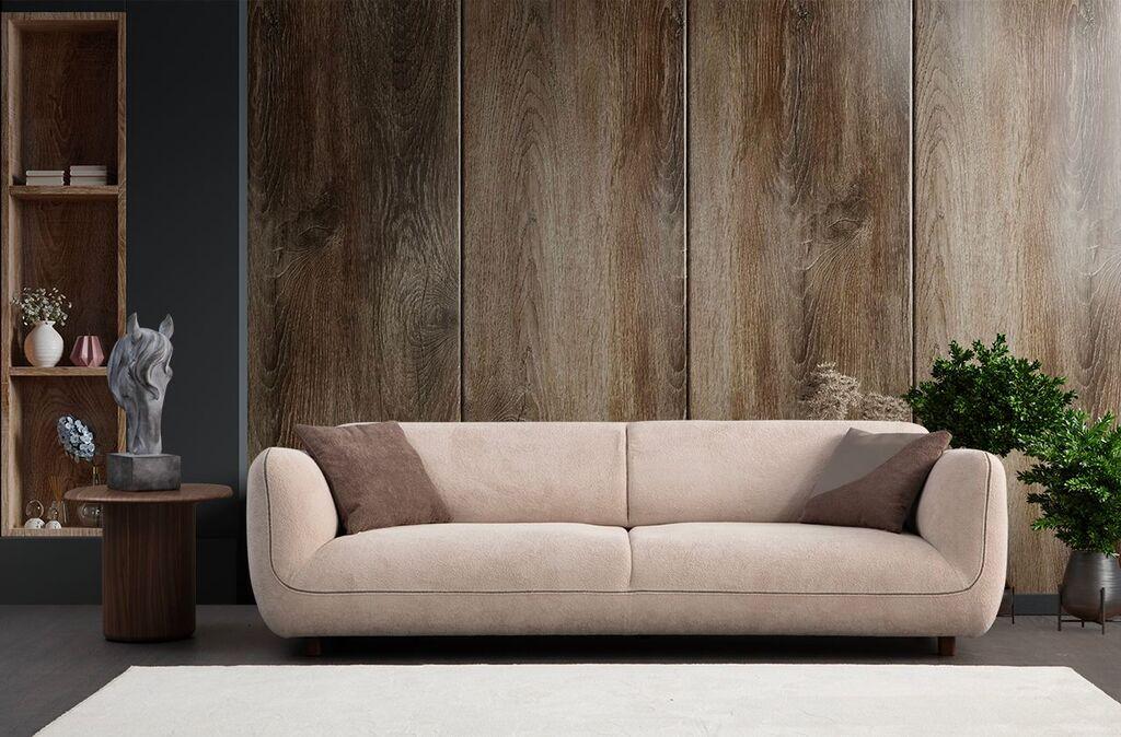 Atelier del Sofa Sofa sa 4 sedišta Pavia, 260x90x75 cm, Krem