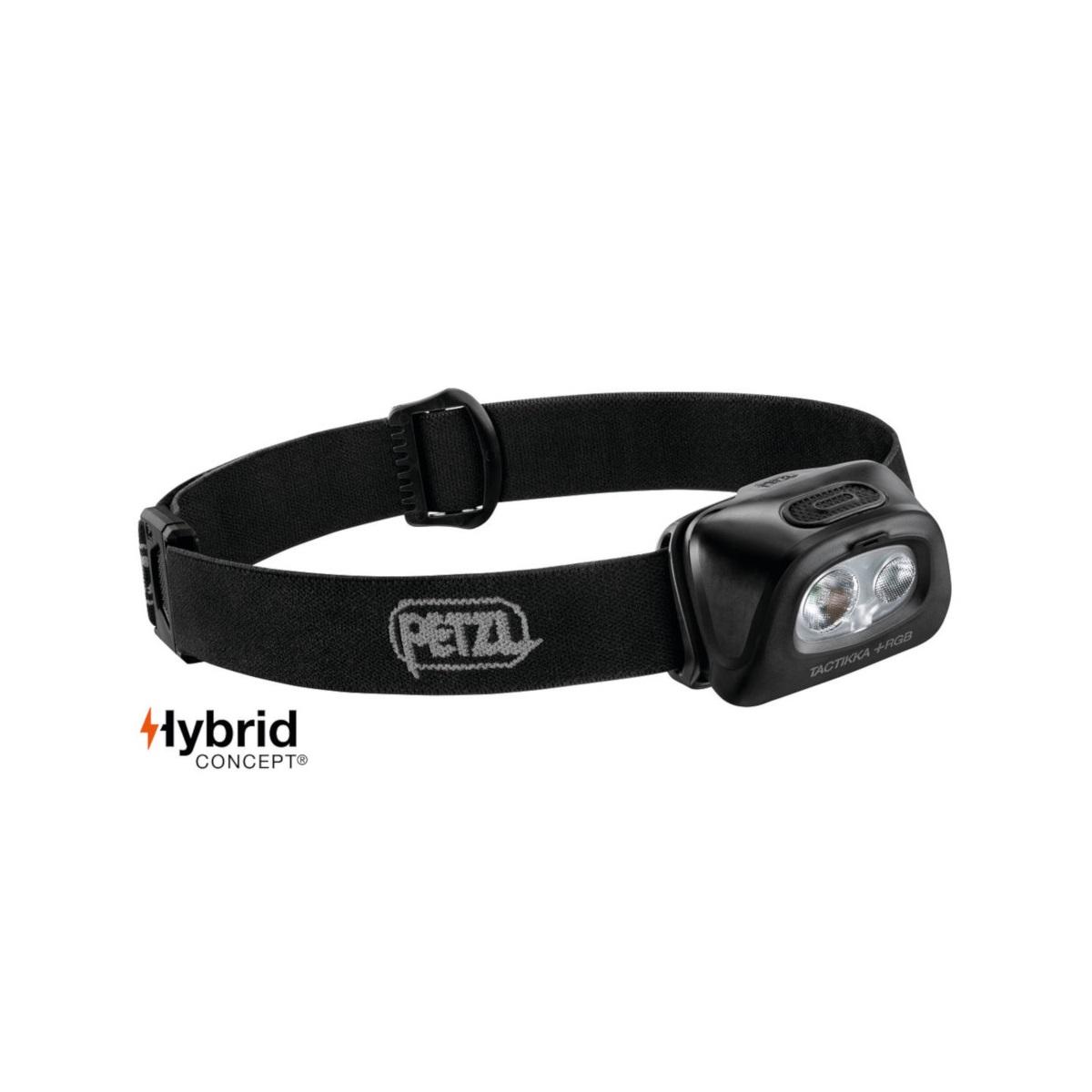 Petzl Tactikka®+rgb čeona lampa, 350 lm, Crna