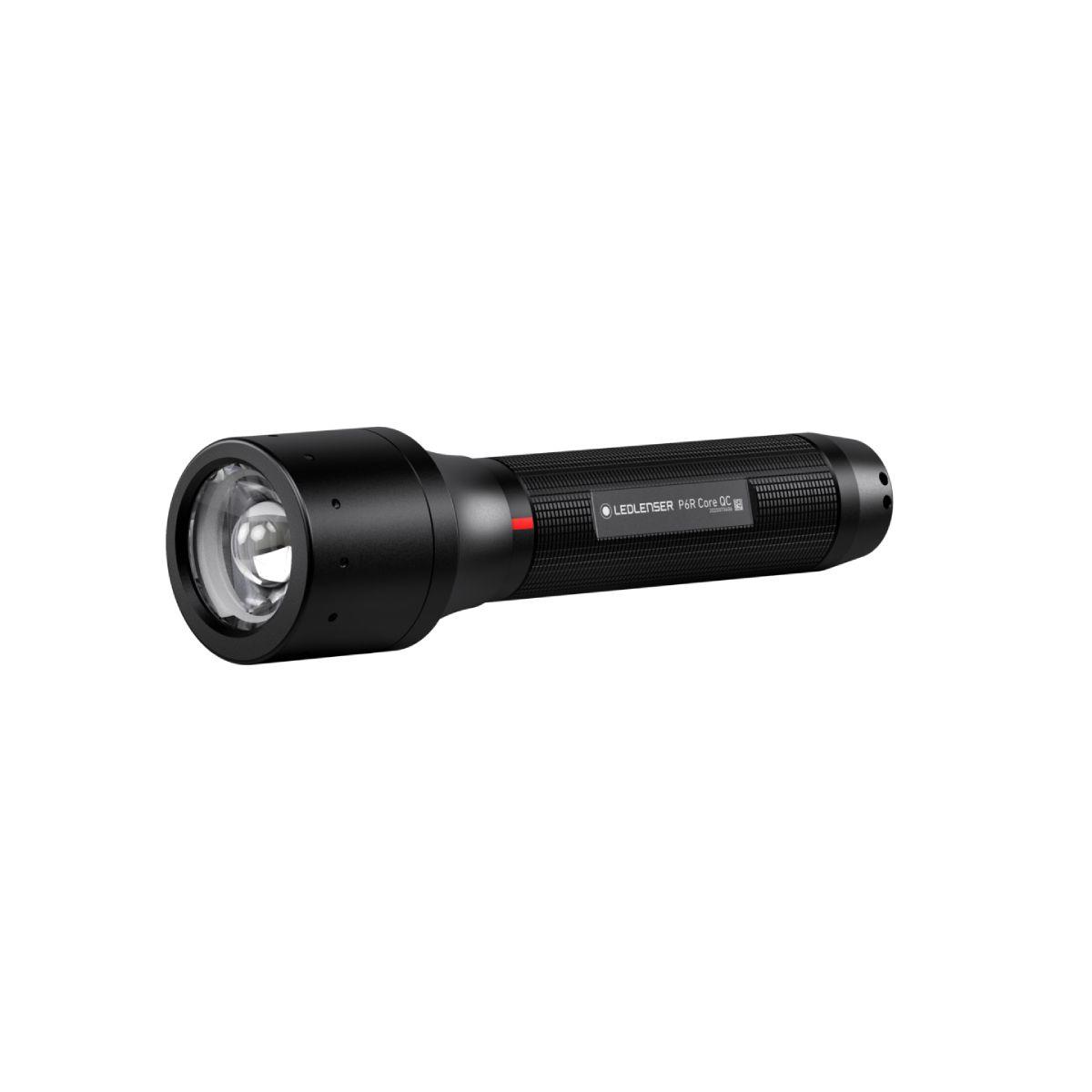 Led Lenser P6r core qc lampa, Crna