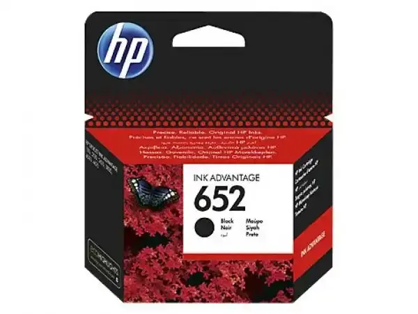 HP kertridž F6V25AE 652, crni