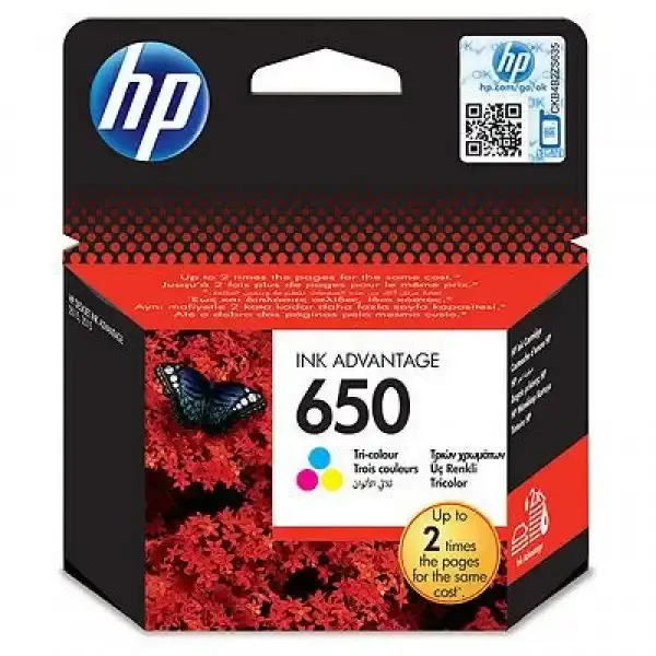 HP trobojni kertridž CZ102AE br. 650