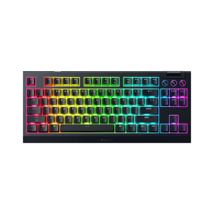 Razer tastatura BlackWidow V4 Tenkeyless HyperSpeed, narandžasti prekidači, crna