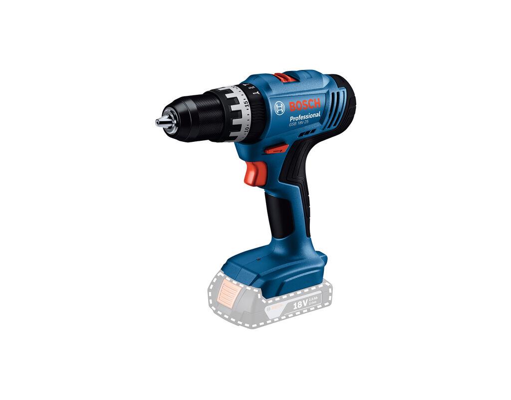 Bosch Aku udarna bušilica-odvijač GSB 18V-25, Bez punjača i baterije, 06019K9300