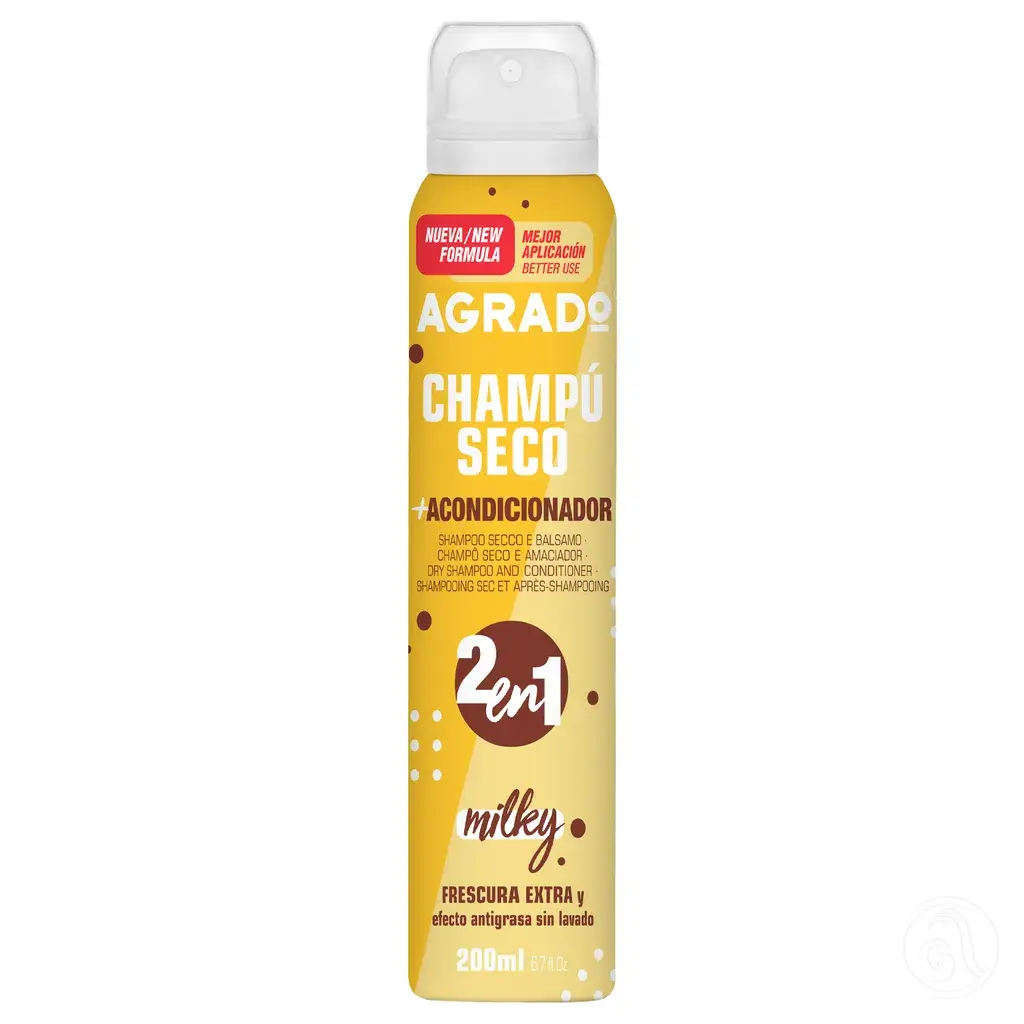 Agrado Šampon za suvo pranje kose sa balzamom Milky, 200 ml