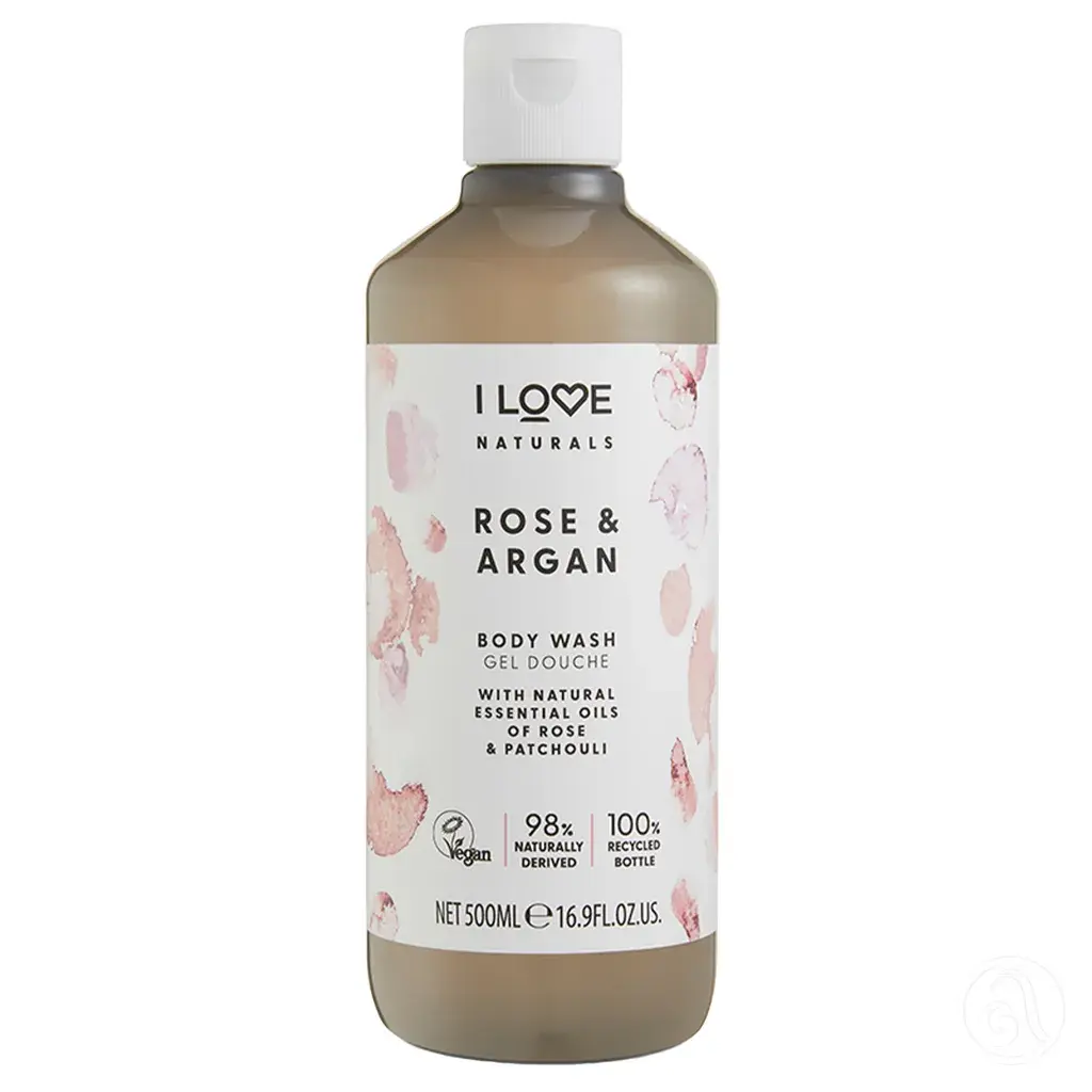 I Love Gel za tuširanje, Ruža i argan, 500 ml