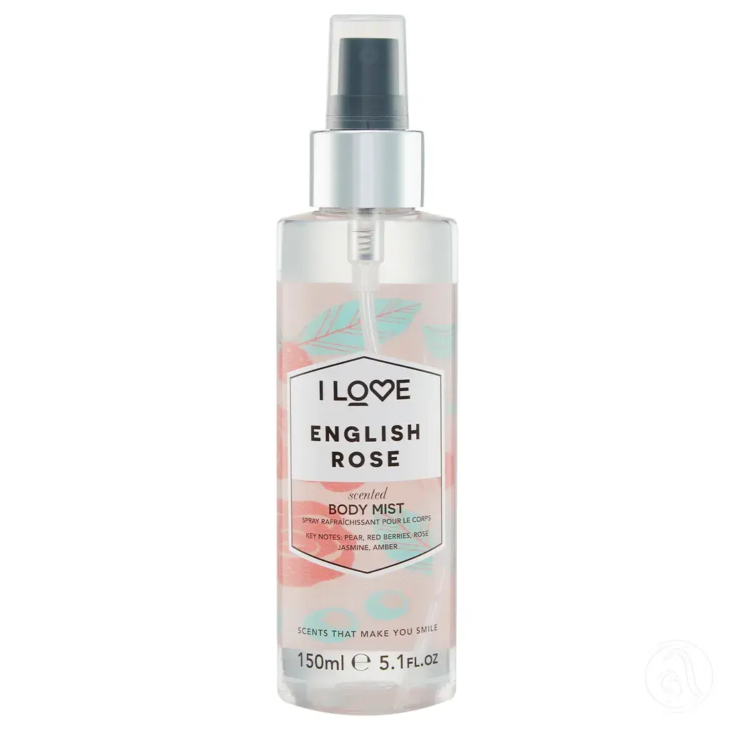 I Love Parfemisani sprej za tijelo, Engleska Ruža