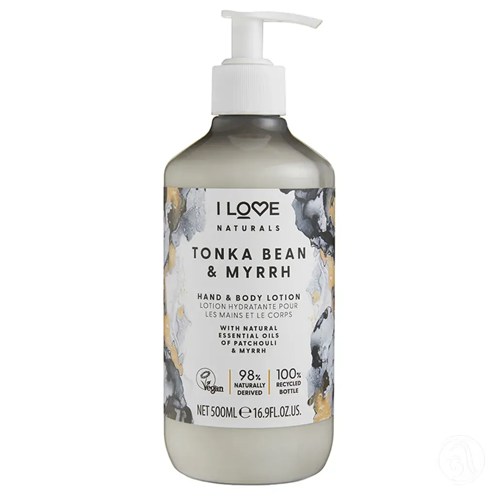 I Love Losion za ruke i tijelo, Tonka i smirna, 500 ml