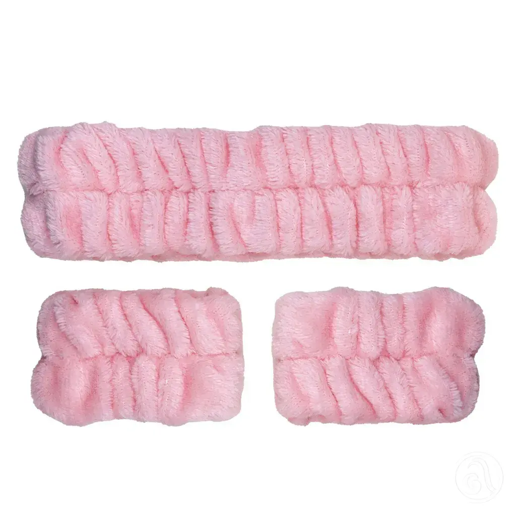 Cala Set traka za kosu i zglobove Peach