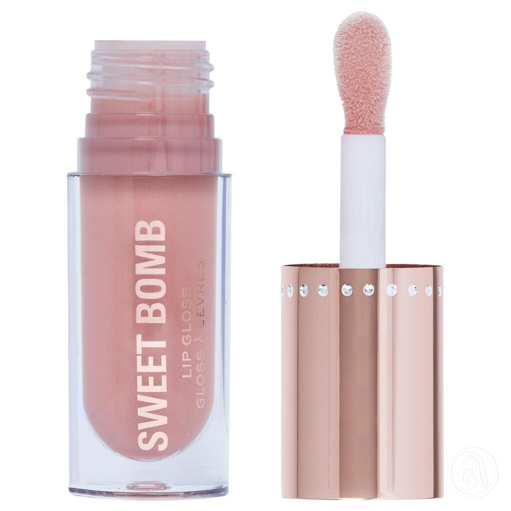 Makeup Revolution Sjaj za usne Sweet Bomb Strawberry Swirl Nude, 4.5 ml