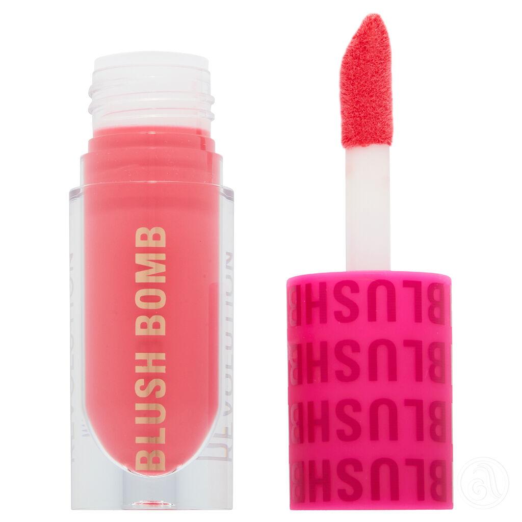 Makeup Revolution Tečno rumenilo Blush Bomb, Savage Coral, 4.6ml
