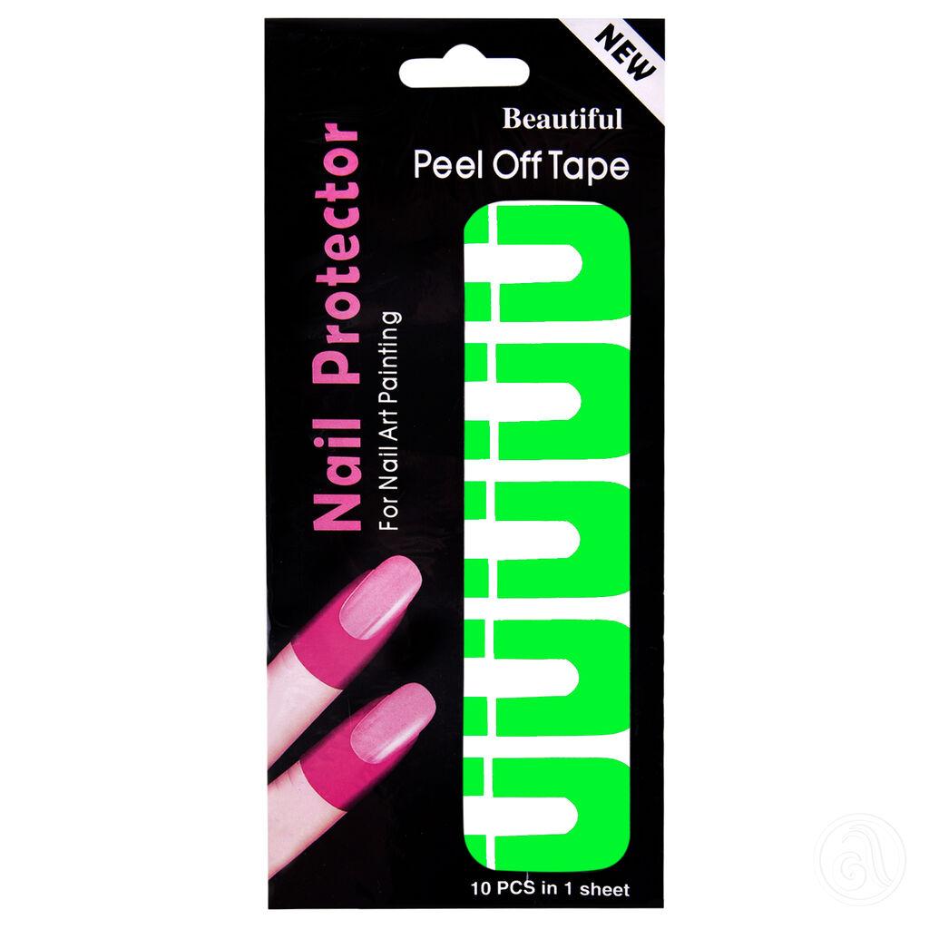Perfect Nails Samolepljiva traka za zaštitu prsta, Asn-Aos-1G, Zelena, 10/1