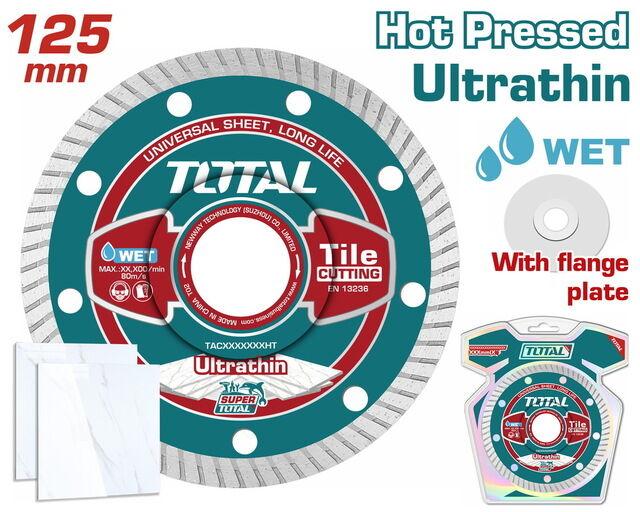 Total Tools Dijamantna rezna ploča 125x22 mm, debljina 1,2 mm