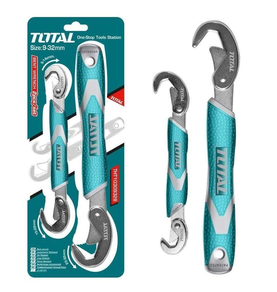 Total Tools Set univerzalni ključevi, 9-32 mm, 2 kom, Plavi