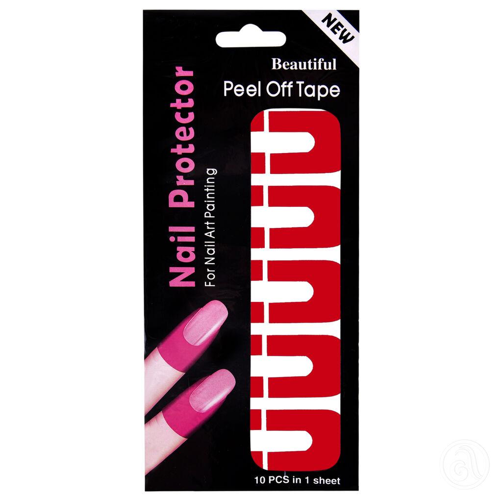 Perfect Nails Samolepljiva traka za zaštitu prsta, Asn-Aos-1R, Crvena, 10/1