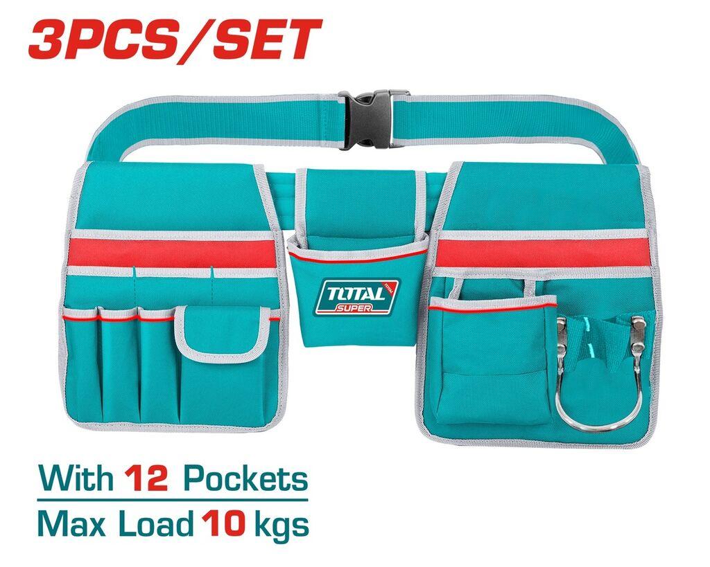 Total Tools Dupla torba za alat s kaišem