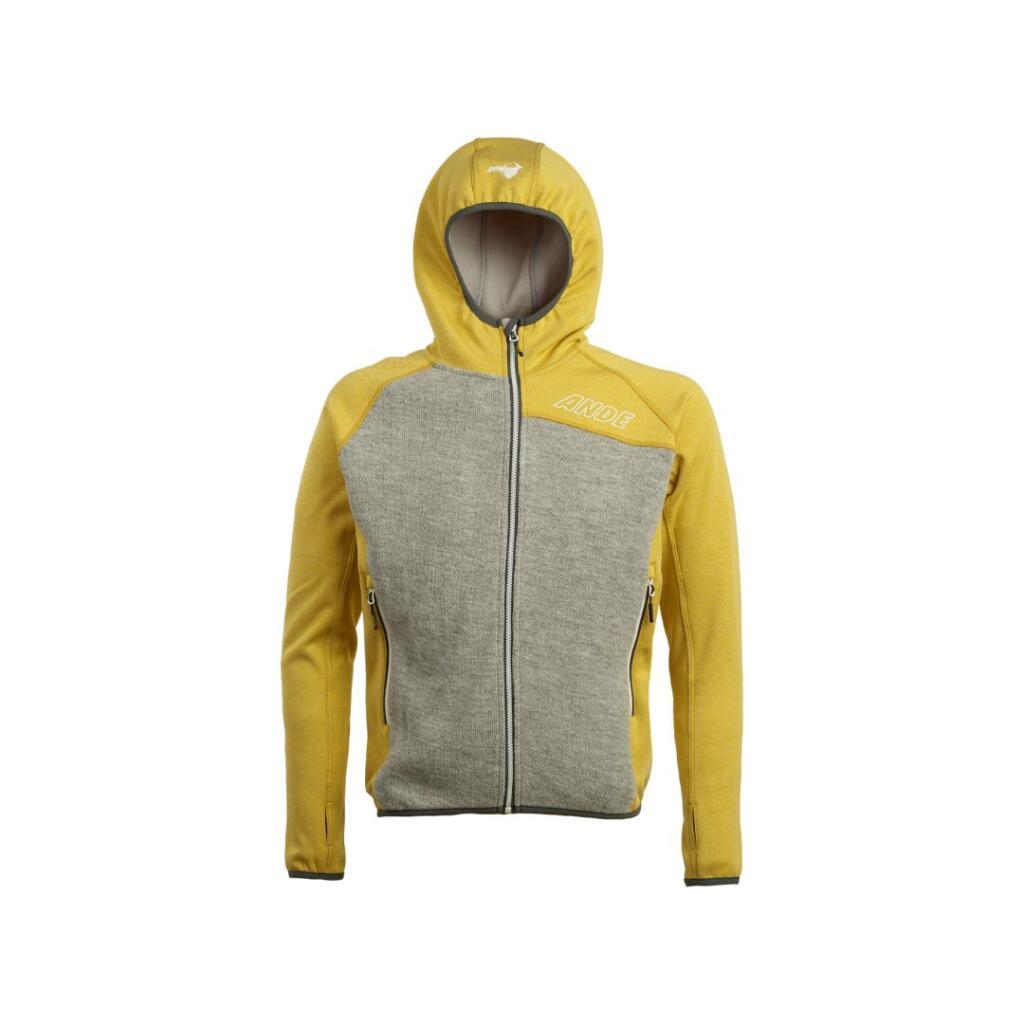 ANDE Muška flis dukserica PRESENA WOOL ANDE, Žuta