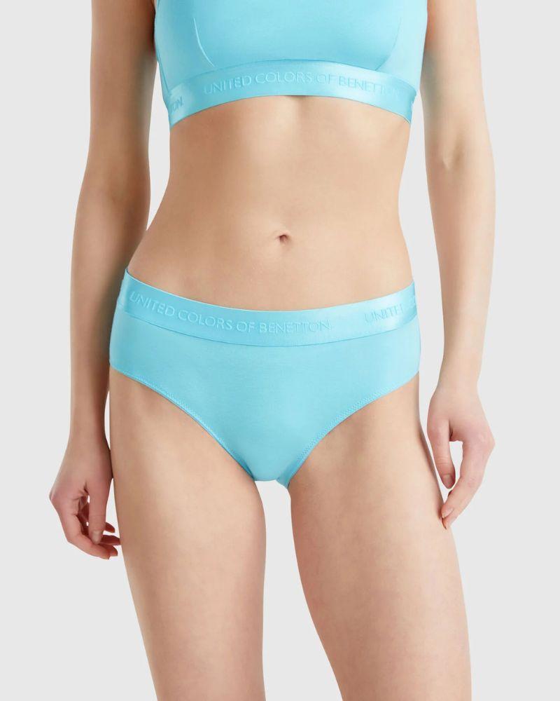 Benetton Ženske gaćice 3OP81S01L-1H5-S, Svijetloplave