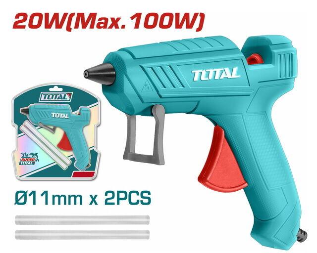 Total Tools Pištolj za ljepilo, 100 W