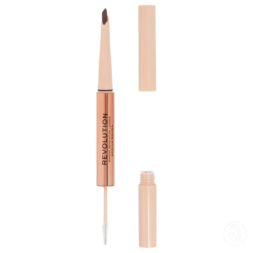 Revolution Olovka i gel za obrve Fluffy Brow Duo Medium Bro