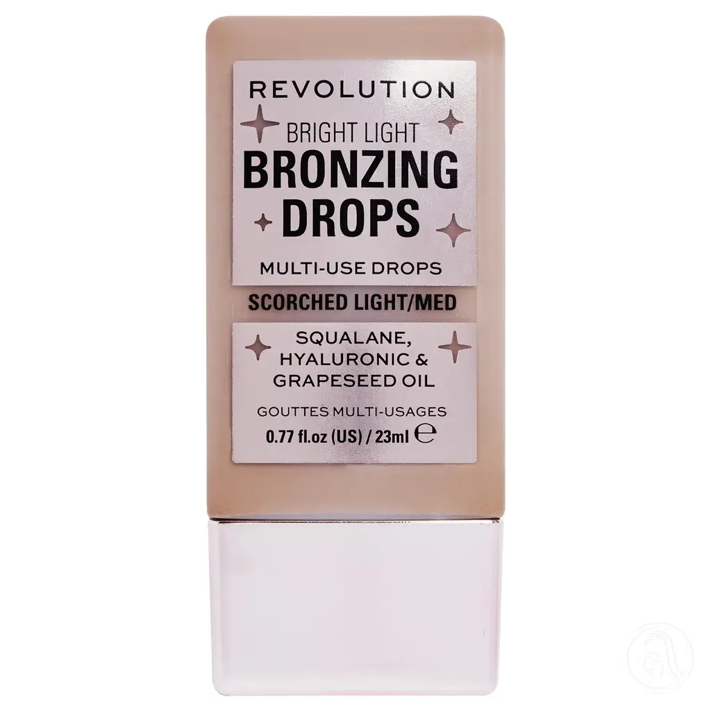 Revolution Tečni bronzer, Bright Light Bronzing Drops Scorched Light