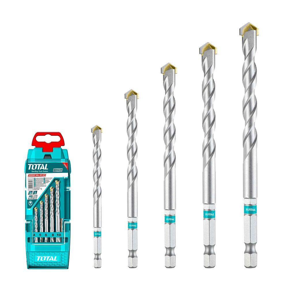 Total Tools Set svrdla za zid, 5-dijelni / Akku (TACSD6055)