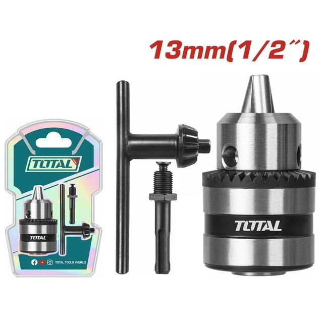 Total Tools Stezna glava sa ključem, 1,5-13 mm, 1/2, SDS Plus adapter