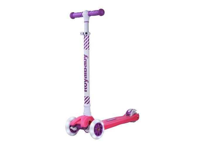 Royal Baby Dječiji romobil Dazzler, Bijelo-rozi