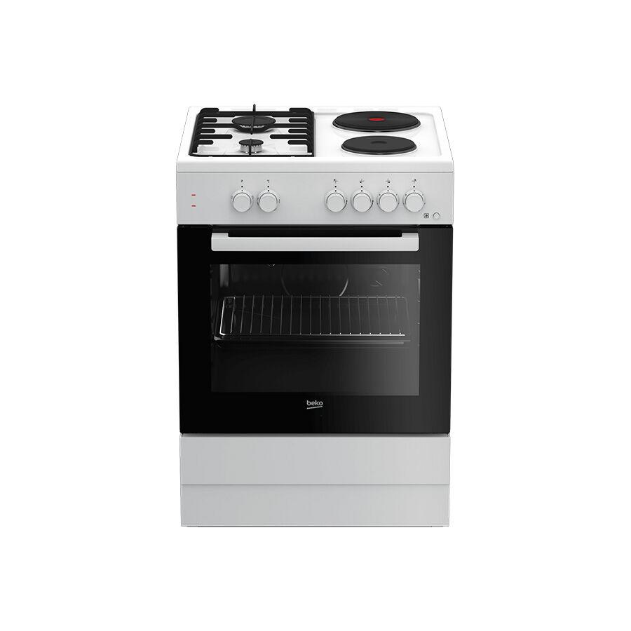 Beko Kombinovani šporetFSS 64010 DW, Bijeli